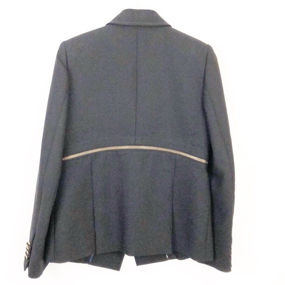 Proenza Schouler Runway Black Wool Blazer Sz $1795 Retail Made